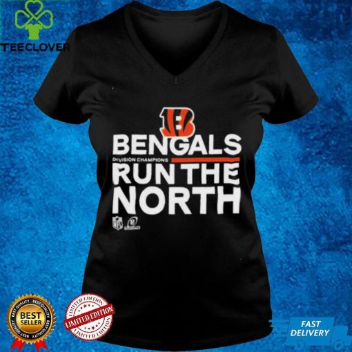 Cincinnati Bengals Run The North 2021 AFC Division Champions Sweathoodie, sweater, longsleeve, shirt v-neck, t-shirt