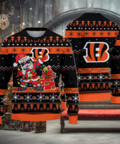 Cincinnati Bengals Santa Claus Ugly Christmas Sweater