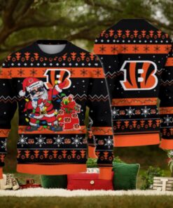 Cincinnati Bengals Santa Claus Ugly Christmas Sweater