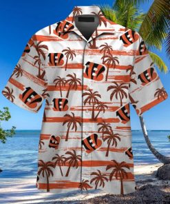 Cincinnati Bengals Short Sleeve Button Up Tropical Hawaiian Shirt VER027