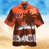 Cincinnati Bengalsskull Short Sleeve Button Up Tropical Hawaiian Shirt VER01