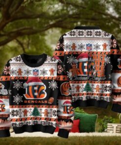 Cincinnati Bengals They Not Like Us Christmas Happy Holidays Ugly Sweater