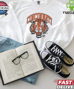 Cincinnati Bengals Tiger Head Crewneck shirt 2 Cincinnati Bengals Tiger Head Crewneck shirt