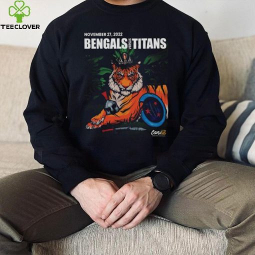 Cincinnati Bengals Versus Tennessee Titans November 27 2022 Shirt