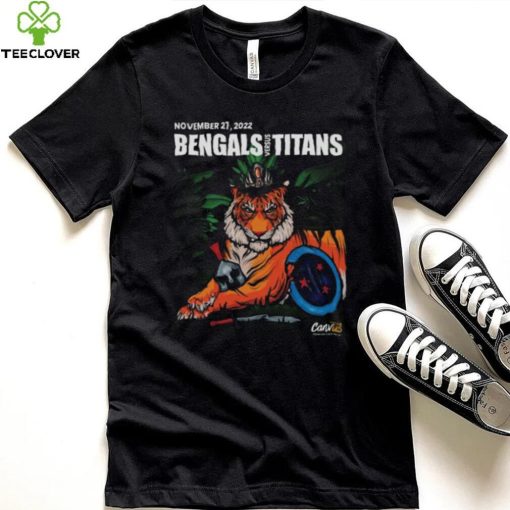 Cincinnati Bengals Versus Tennessee Titans November 27 2022 Shirt