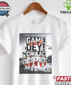 Cincinnati Bengals Vs Los Angeles Chargers Game Dey In Los Angeles Straight Outta Cincy Poster t shirt