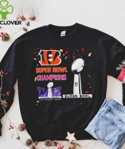Cincinnati Bengals football Super Bowl Champions Las Vegas 2024 logo shirt
