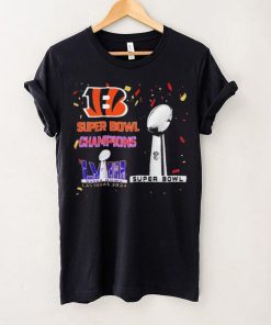 Cincinnati Bengals football Super Bowl Champions Las Vegas 2024 logo shirt