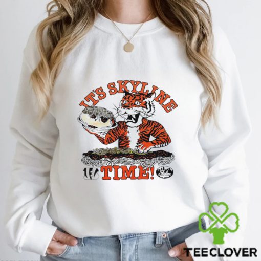 Cincinnati Bengals mascot It’s skyline time retro hoodie, sweater, longsleeve, shirt v-neck, t-shirt