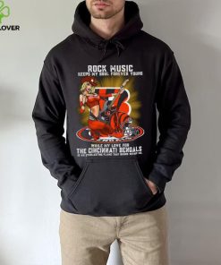 Cincinnati Bengals rock music keep my soul forever young hoodie, sweater, longsleeve, shirt v-neck, t-shirt