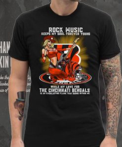 Cincinnati Bengals rock music keep my soul forever young hoodie, sweater, longsleeve, shirt v-neck, t-shirt