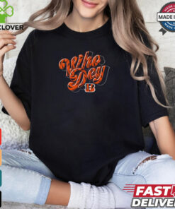 Cincinnati Bengals who Dey logo shirt
