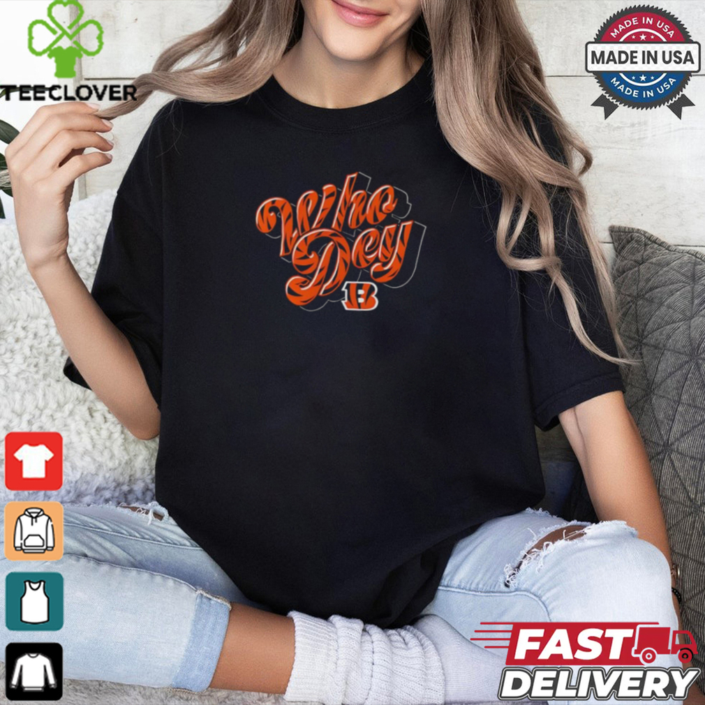 Cincinnati Bengals who Dey logo shirt Cincinnati Bengals who Dey logo shirt