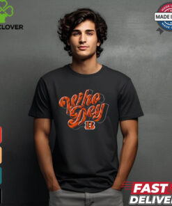 Cincinnati Bengals who Dey logo shirt