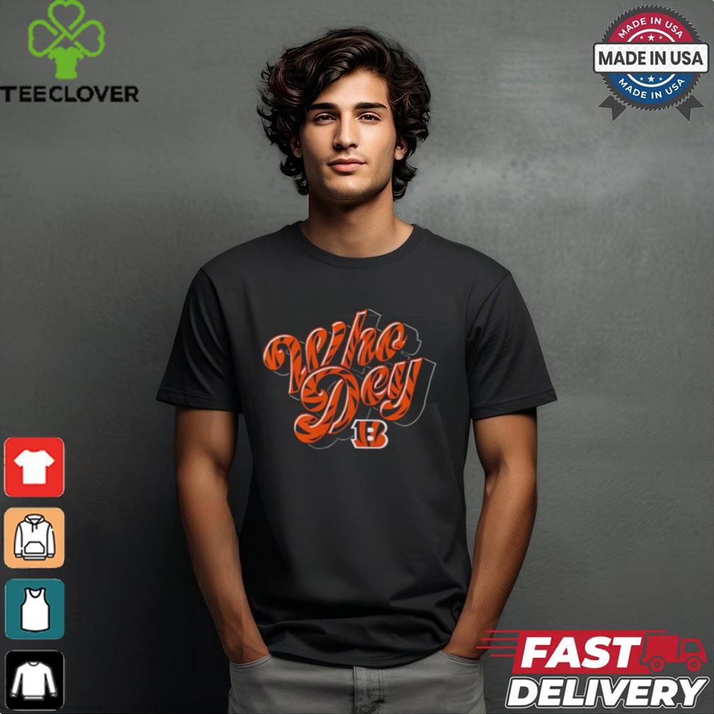 Cincinnati Bengals who Dey logo shirt Cincinnati Bengals who Dey logo shirt