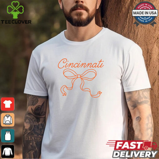 Cincinnati Croquette Bow Shirt