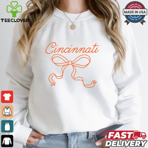 Cincinnati Croquette Bow Shirt