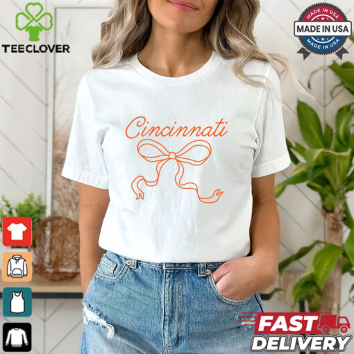 Cincinnati Croquette Bow Shirt