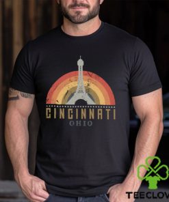 Cincinnati Eiffel Tower Tee Shirt 1 Cincinnati Eiffel Tower Tee Shirt