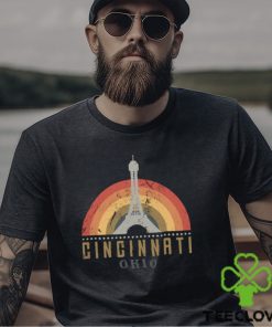 Cincinnati Eiffel Tower Tee Shirt 3 Cincinnati Eiffel Tower Tee Shirt