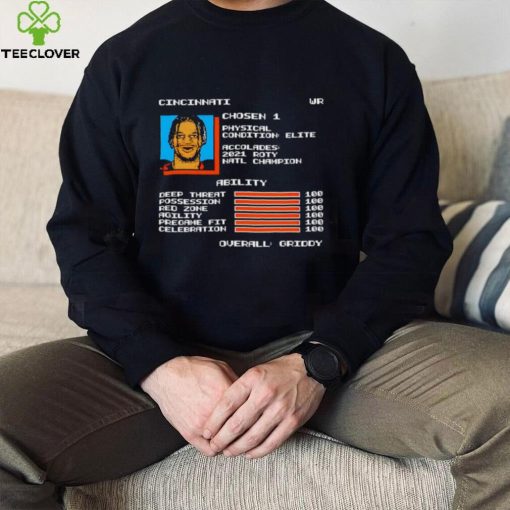 Cincinnati Ja’Marr Chase video game rating video game shirt