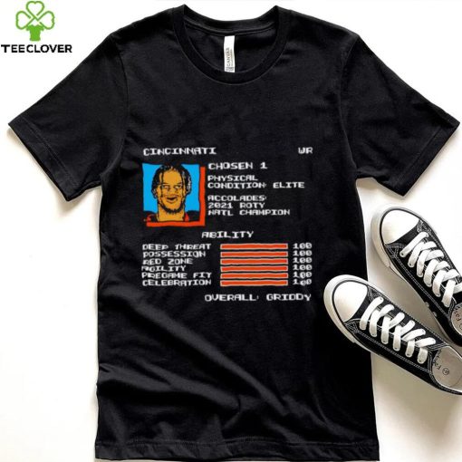 Cincinnati Ja’Marr Chase video game rating video game shirt