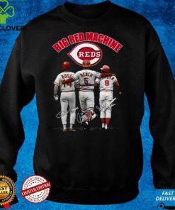Cincinnati Reds 8 Joe Morgan 5 Johnny Bench 14 Pete Rose signatures hoodie, sweater, longsleeve, shirt v-neck, t-shirt
