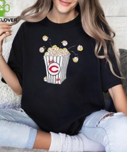 Cincinnati Reds Basketball Popcorn Shirt