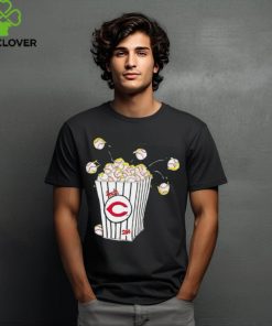 Cincinnati Reds Basketball Popcorn Shirt