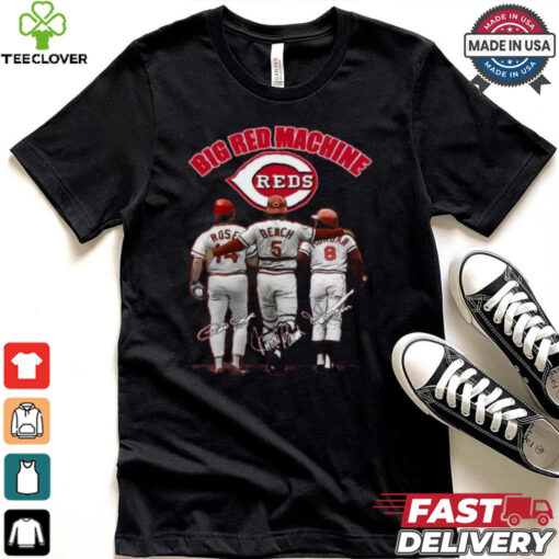 Cincinnati Reds Big Red Machine Peter Rose Johnny Bench Joe Morgan T Shirt