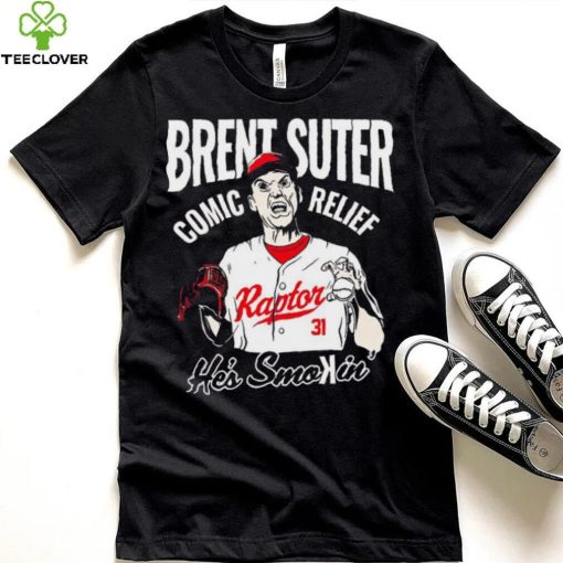 Cincinnati Reds Brent Suter 31 Comic Relief he’s smokin’ hoodie, sweater, longsleeve, shirt v-neck, t-shirt