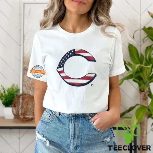 Cincinnati Reds C logo x Flag of the United States hoodie, sweater, longsleeve, shirt v-neck, t-shirt