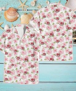 Cincinnati Reds Light Pink Hibiscus Cute Summer Gift For Men And Women Hawaiian Shirt