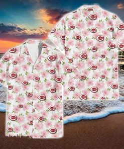 Cincinnati Reds Light Pink Hibiscus Cute Summer Gift For Men And Women Hawaiian Shirt