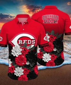 Cincinnati Reds MLB Flower Hawaii Shirt And Tshirt For Fans