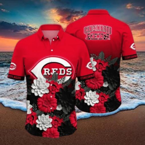 Cincinnati Reds MLB Flower Hawaii Shirt And Tshirt For Fans