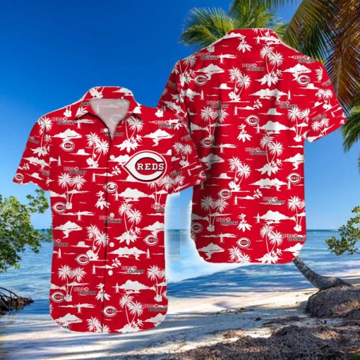 Cincinnati Reds MLB Hawaiian Shirt Coconut AOP Custom Name New For Men And Women