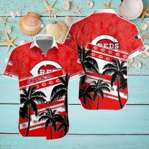 Cincinnati Reds MLB Hawaiian Shirt Palm Trees Pattern New Design For Fans