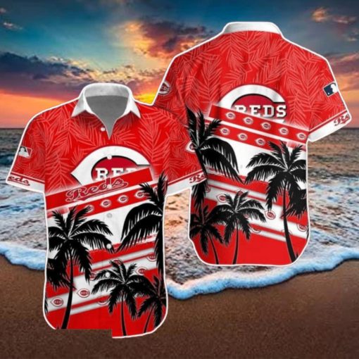 Cincinnati Reds MLB Hawaiian Shirt Palm Trees Pattern New Design For Fans