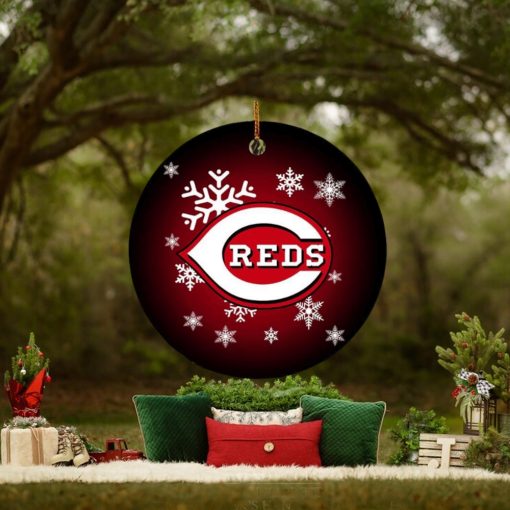 Cincinnati Reds MLB Xmas Gifts For Fan Christmas Tree Decorations Ornament