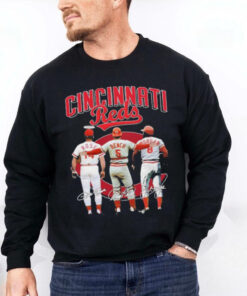 Cincinnati Reds Peter Rose Johnny Bench Joe Morgan signatures hoodie, sweater, longsleeve, shirt v-neck, t-shirt