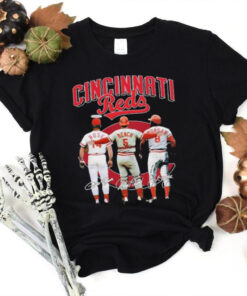 Cincinnati Reds Peter Rose Johnny Bench Joe Morgan signatures hoodie, sweater, longsleeve, shirt v-neck, t-shirt