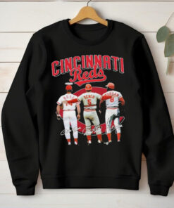 Cincinnati Reds Peter Rose Johnny Bench Joe Morgan signatures hoodie, sweater, longsleeve, shirt v-neck, t-shirt