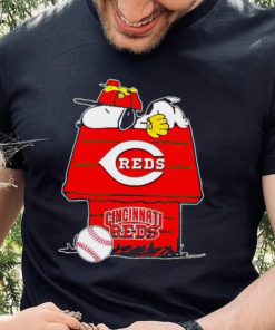 Cincinnati Reds Snoopy And Woodstock The Peanuts Baseball shirt