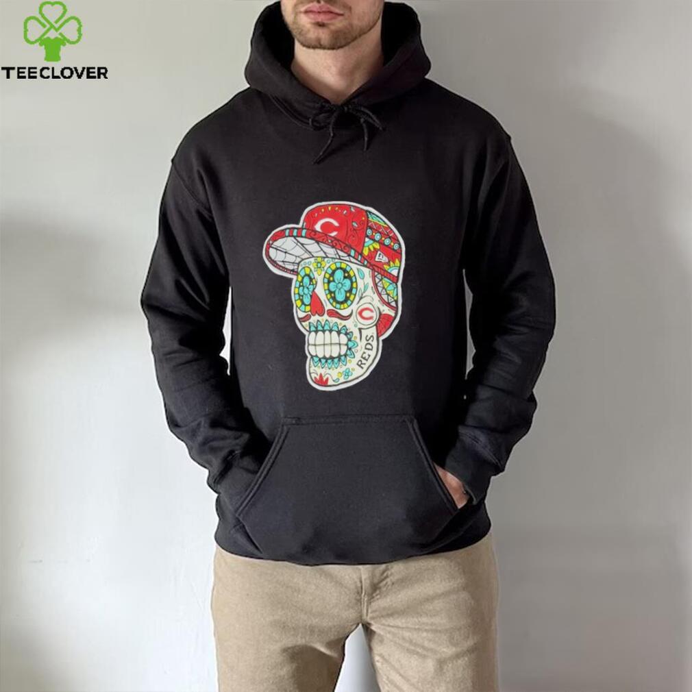 Cincinnati Reds Sugar Skulls T Shirt Cincinnati Reds Sugar Skulls T Shirt