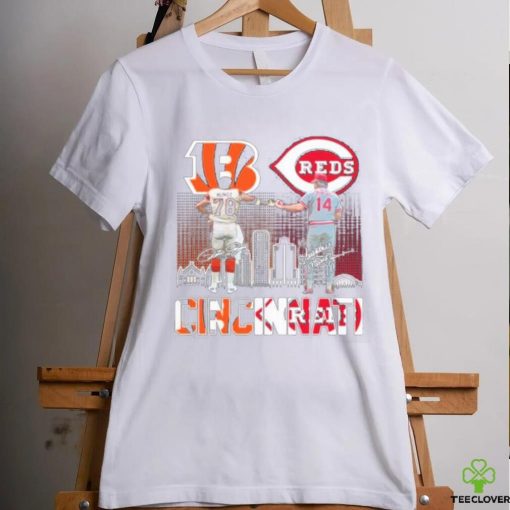 Cincinnati Skyline Sports Anthony Muñoz And Pete Rose Signatures Shirt
