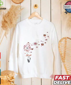 Cincinnati Sports Teams Floral Dandelion Shirt