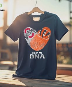 Cincinnati bengals And Ohio State Buckeyes Heart It’s In My DNA Shirt 3 Cincinnati bengals And Ohio State Buckeyes Heart It’s In My DNA Shirt