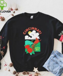Cincinnati the Ohio river cardinal T shirt