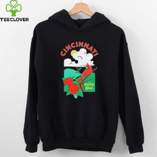 Cincinnati the Ohio river cardinal T shirt